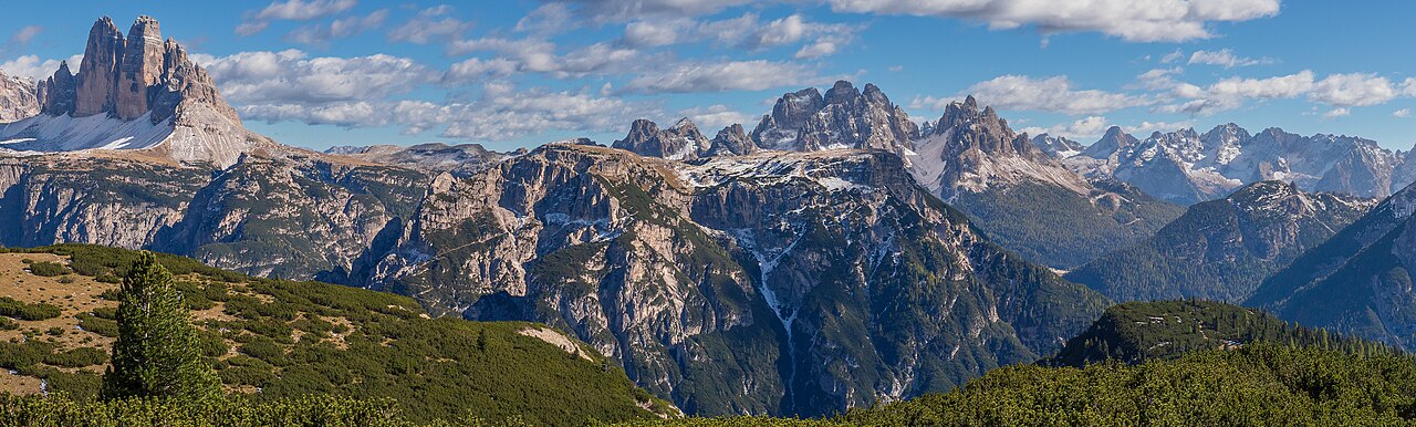 Dolomiti Drei Zinnen - Tre Cime di Lavaredo, Cadini di Misurina, Katzenleitenkopf, Monte P