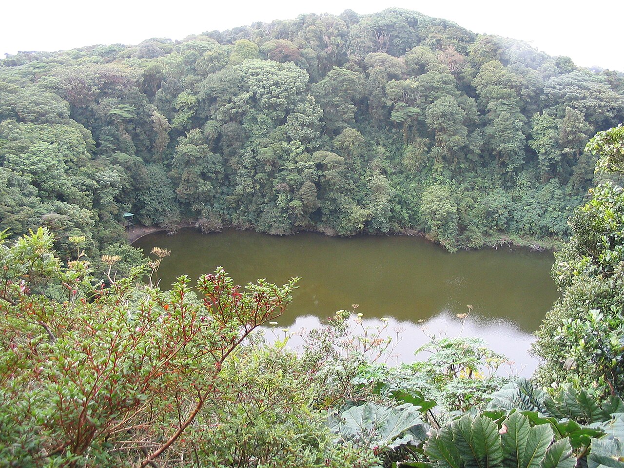 Barva Volcano crater lake 1