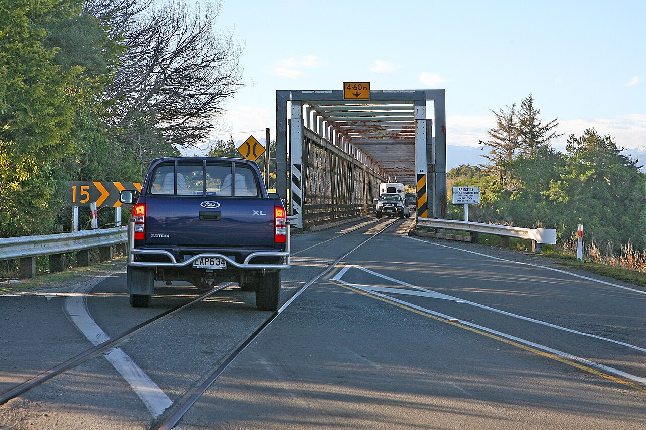 00 1215 Taramakau road-rail bridge - New Zealand