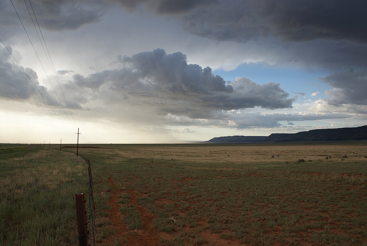 Arizona, Coconino County,Seligman,Looking West, Old Route 66, 2008 - panoramio