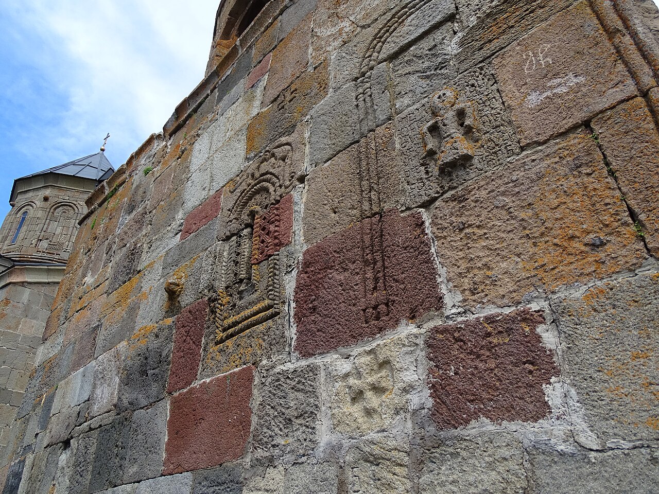 Facade of Gergeti Trinity Church - Outside Kazbegi - Georgia (18388470490)