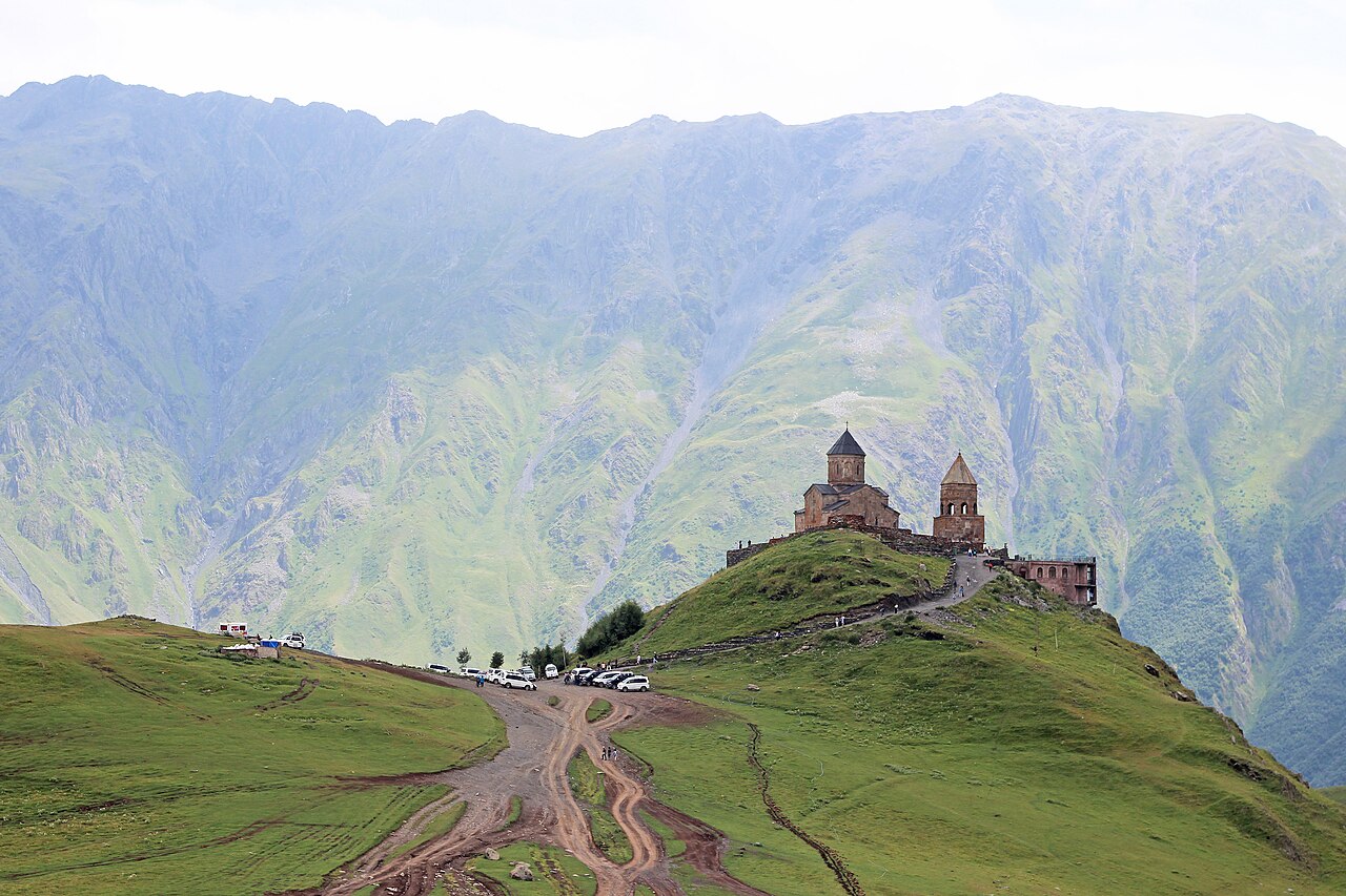 Gergeti Trinity Church. Kazbegi, Georgia (36130111370)