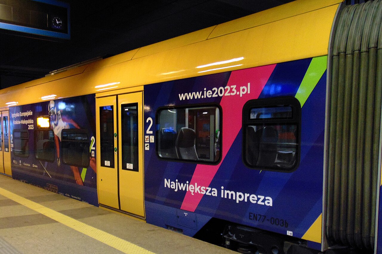 3rd European Games 2023, the train in Kraków