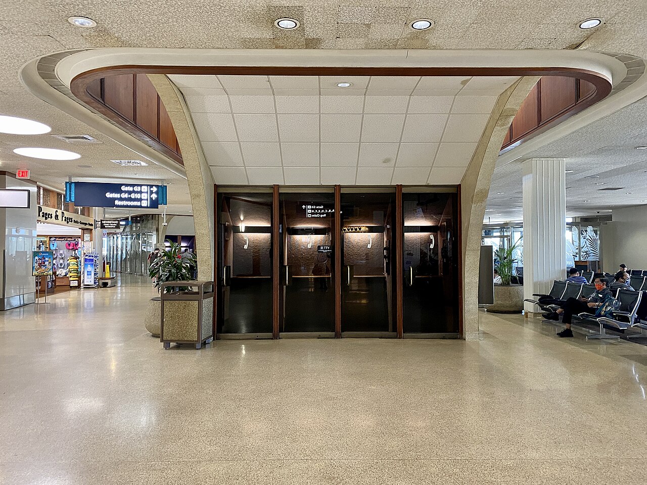 Phone Booths, Diamond Head Concourse Terminal 2, Daniel K. Inouye International Airport, H